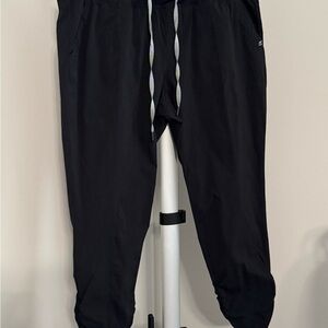 Torrid Black Tapered Sweatpants with Elastic Cuffs
